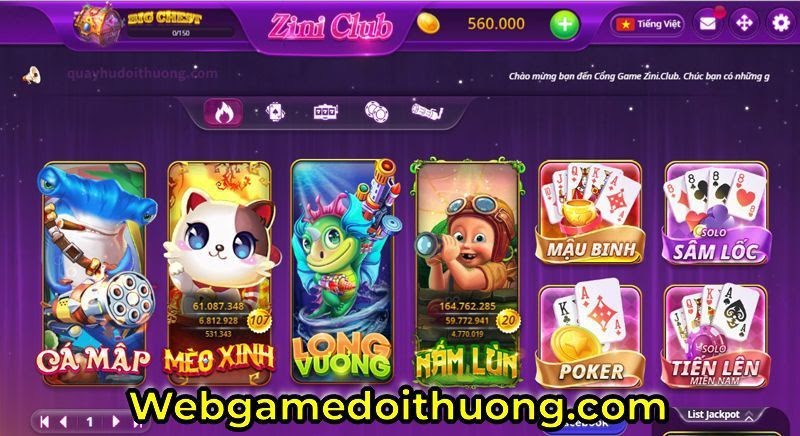 Top 3 tựa game bài hoành tráng nhất Việt Nam Zika Club, Zini Club,Top88