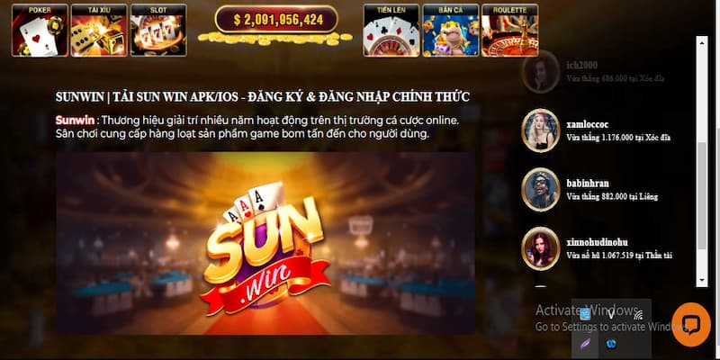 Lật tẩy chiêu trò bịp Sunwin mất hàng tỷ đồng của người chơi 